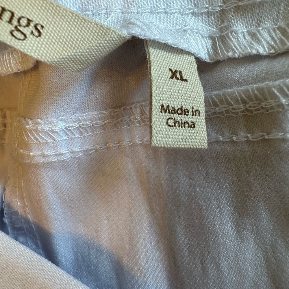 Soft Surroundings Slim-Sation Pull on Ankle Pants White XL/18 - Picture 4 of 14